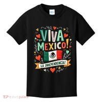 Viva Mexico La Independencia Fiesta Mexican Independence Day Gift Kids T-Shirt thumb 0