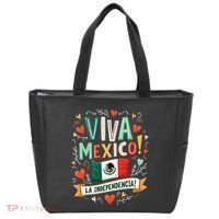 Viva Mexico La Independencia Fiesta Mexican Independence Day Gift Tote Bag thumb 0