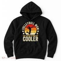 Volleyball Mom Like A Regular But Cooler Mother's Day Hoodie thumb 0