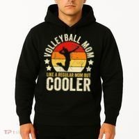 Volleyball Mom Like A Regular But Cooler Mother's Day Hoodie thumb 2