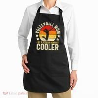 Volleyball Mom Like A Regular But Cooler Mother's Day Apron thumb 2