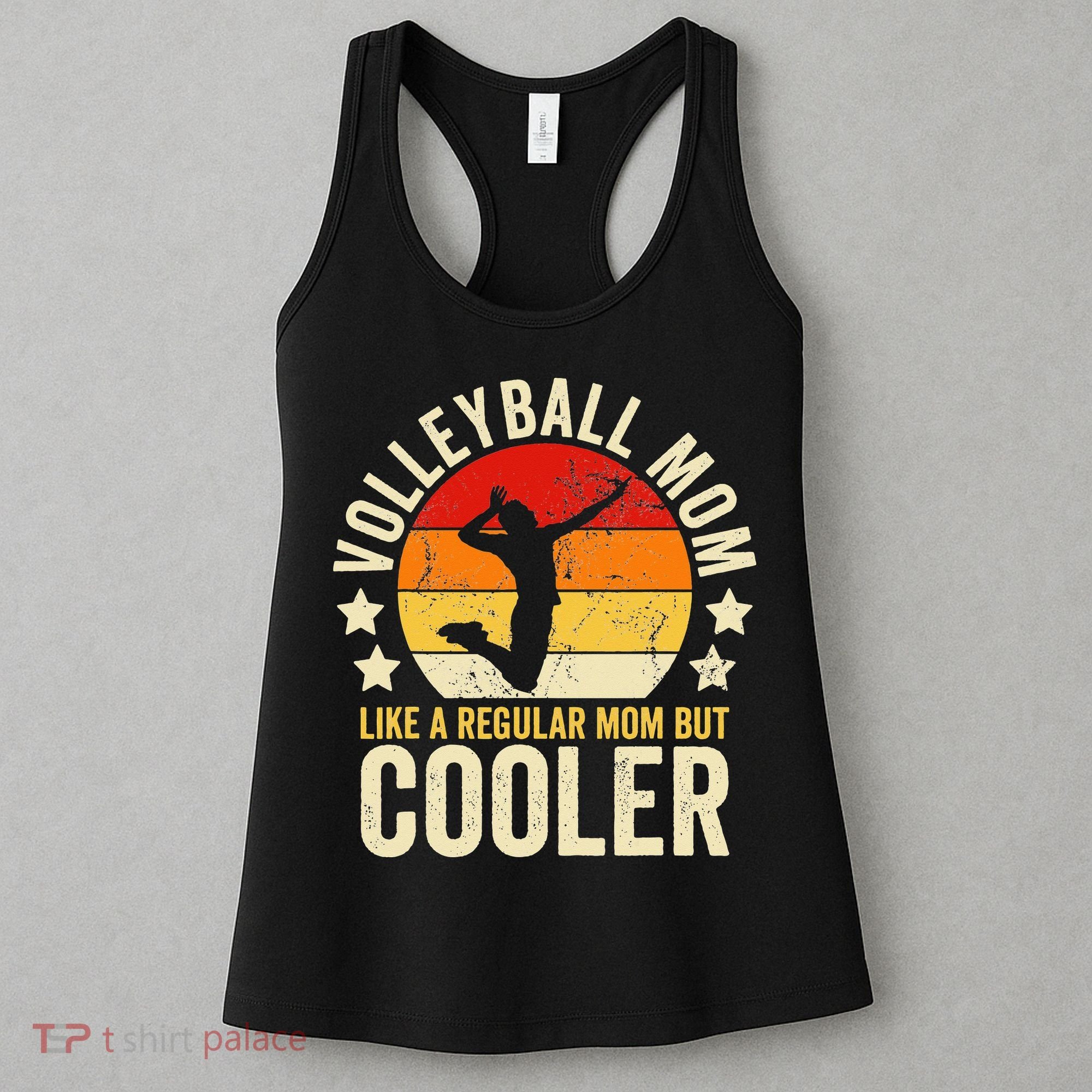 Volleyball Mom Like A Regular But Cooler Mother's Day Women's Tank Top