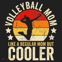 Volleyball Mom Like A Regular But Cooler Mother's Day Hat thumb 2