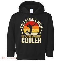 Volleyball Mom Like A Regular But Cooler Mother's Day Toddler Hoodie thumb 0
