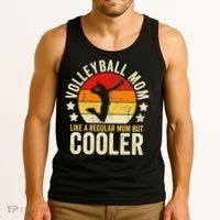 Volleyball Mom Like A Regular But Cooler Mother's Day Tank Top thumb 3