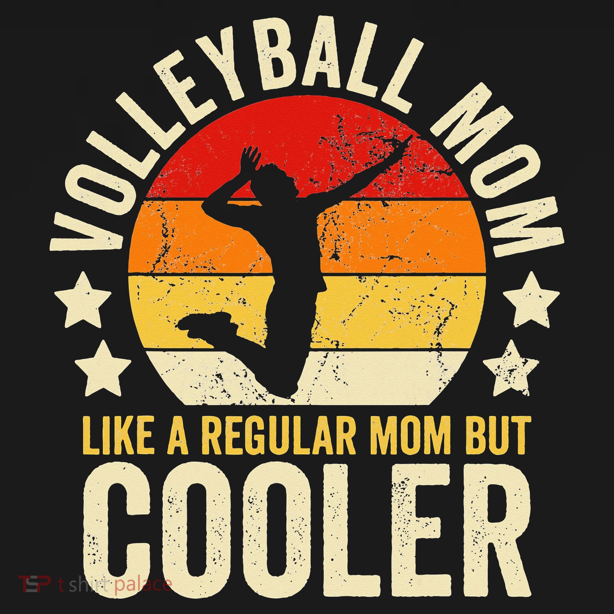 Volleyball Mom Like A Regular But Cooler Mother's Day Kids Long Sleeve Shirt