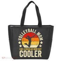 Volleyball Mom Like A Regular But Cooler Mother's Day Tote Bag thumb 0
