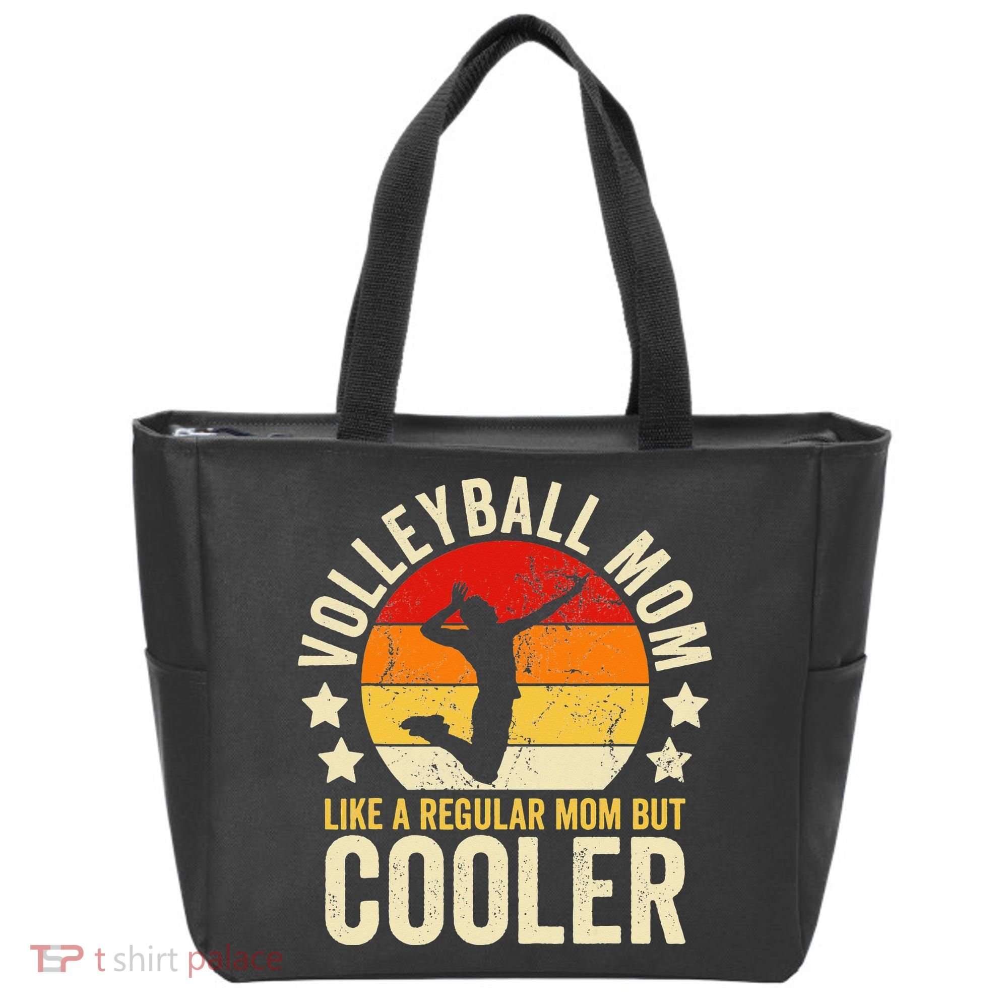 Volleyball Mom Like A Regular But Cooler Mother's Day Tote Bag