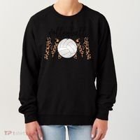 Volleyball Mom Leopard Print Proud Women's Cheetah Pattern Great Gift Women's Sweatshirt thumb 0