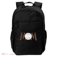 Volleyball Mom Leopard Print Proud Women's Cheetah Pattern Great Gift Backpack thumb 0
