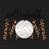 Volleyball Mom Leopard Print Proud Women's Cheetah Pattern Great Gift Beanie thumb 2