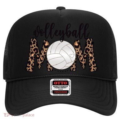 Volleyball Mom Leopard Print Proud Women's Cheetah Pattern Great Gift Hat