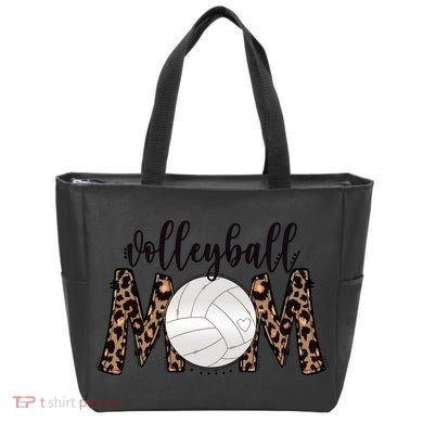Volleyball Mom Leopard Print Proud Women's Cheetah Pattern Great Gift Tote Bag