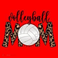 Volleyball Mom Leopard Print Proud Women's Cheetah Pattern Great Gift Santa Hat thumb 1