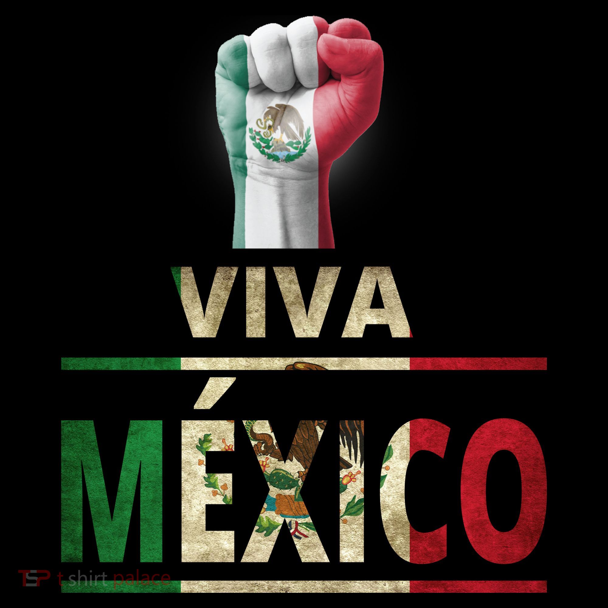 Viva Mexico Mexican Pride Fist Sweatshirt
