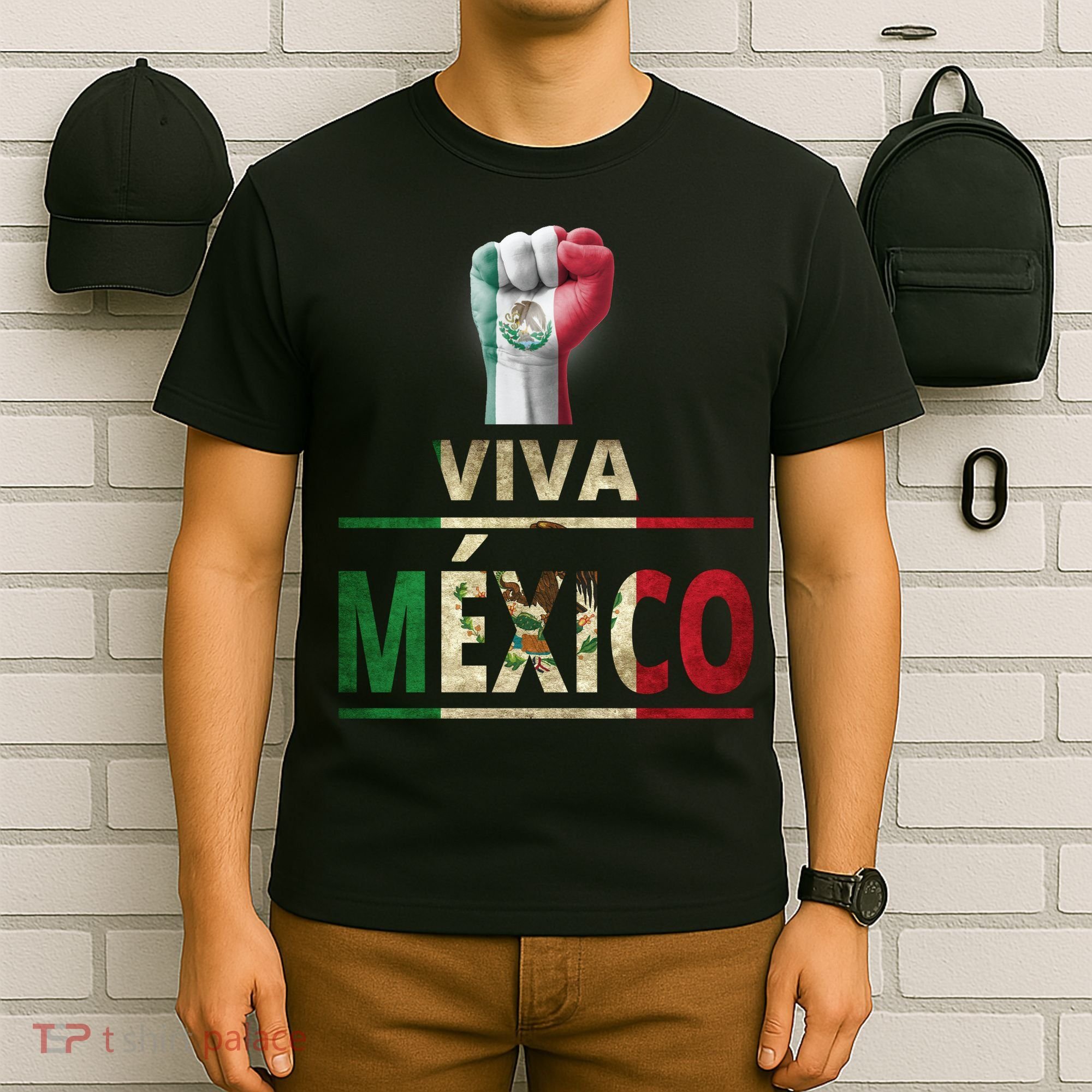 Viva Mexico Mexican Pride Fist T-Shirt