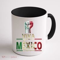 Viva Mexico Mexican Pride Fist Coffee Mug thumb 1