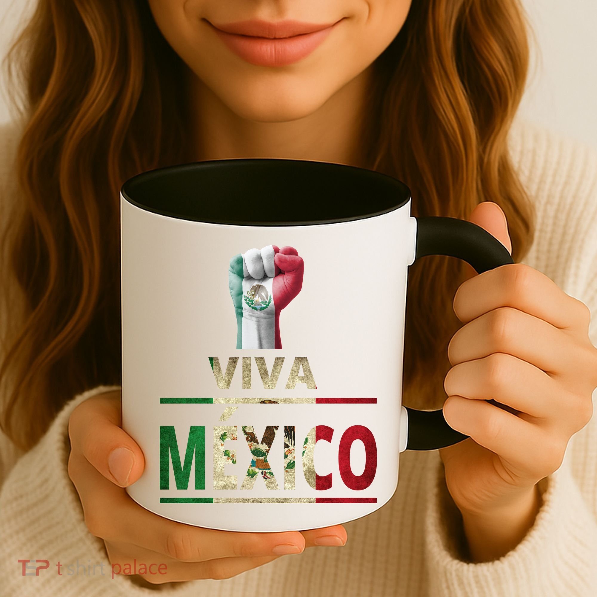 Viva Mexico Mexican Pride Fist Coffee Mug