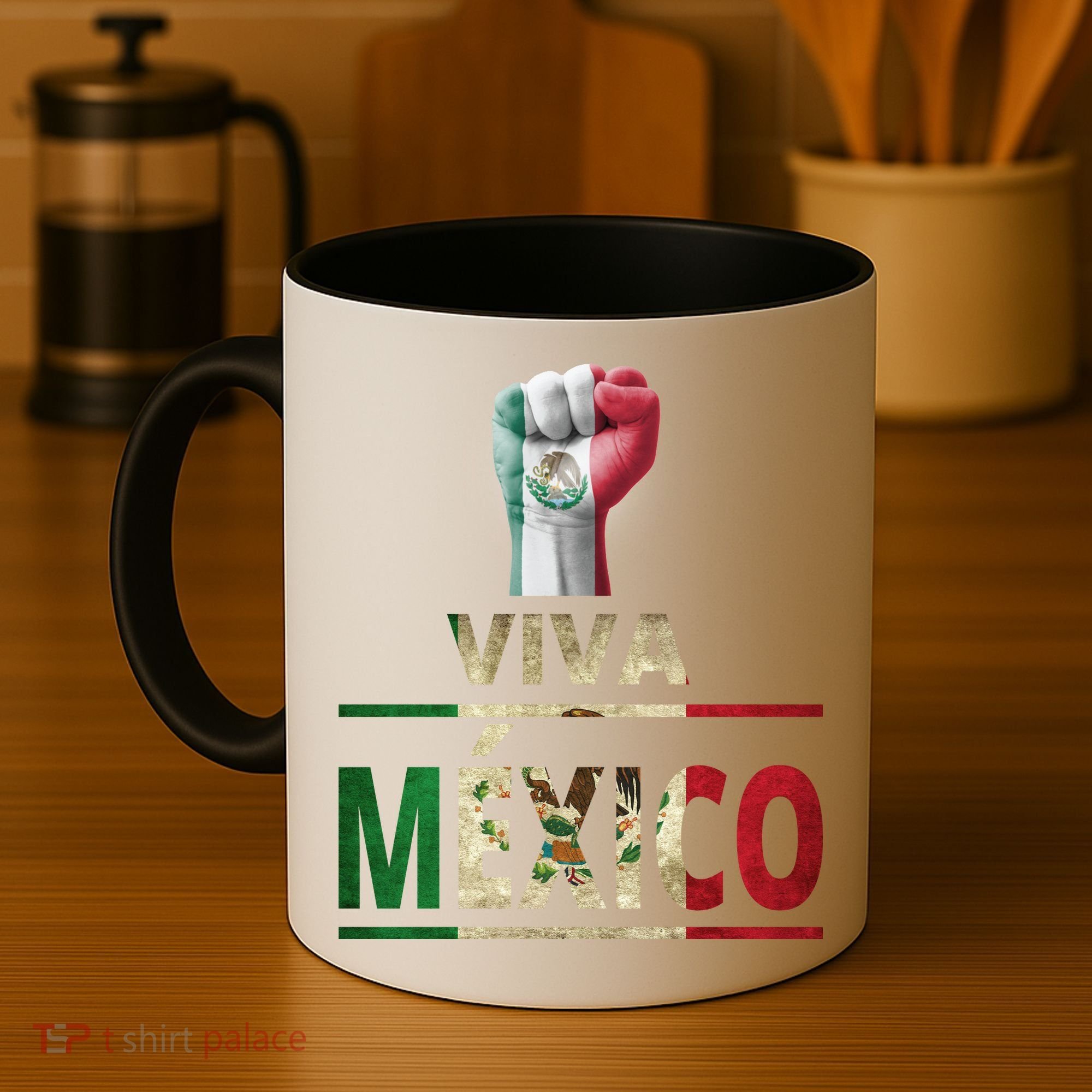 Viva Mexico Mexican Pride Fist Coffee Mug