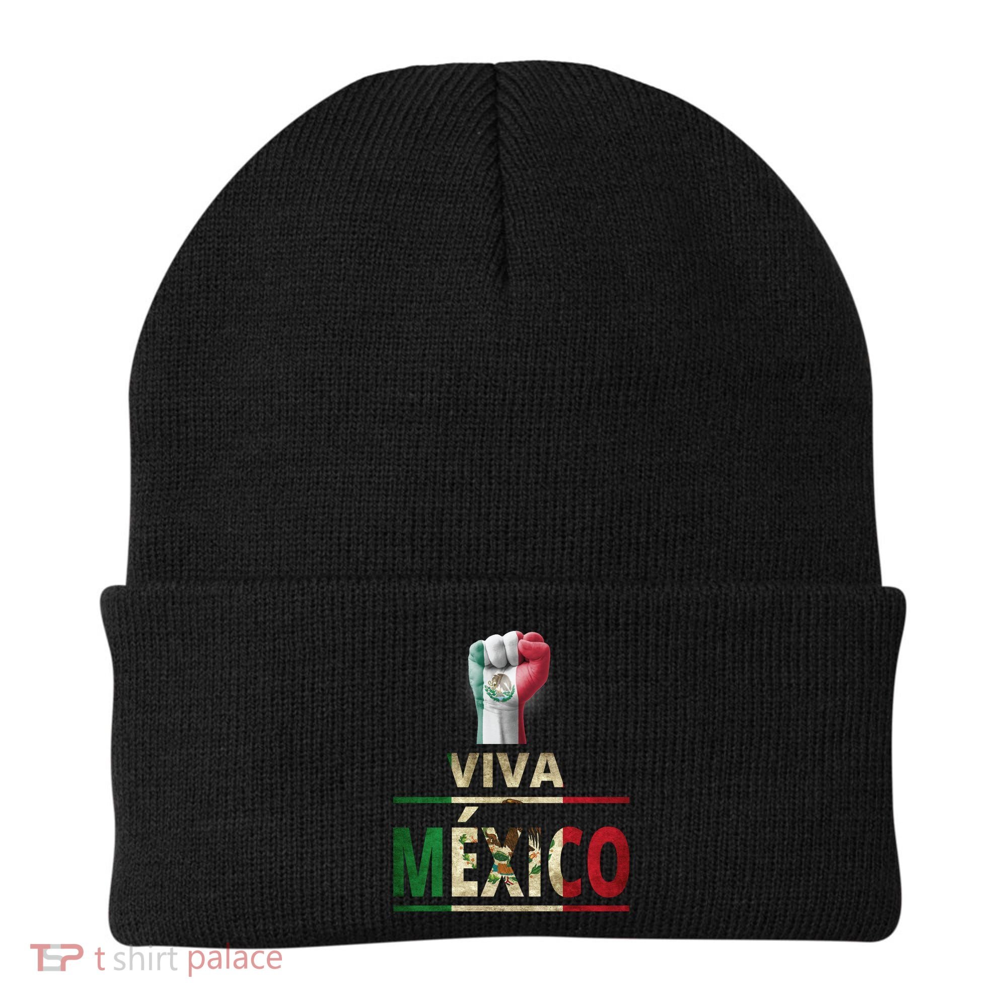 Viva Mexico Mexican Pride Fist Beanie