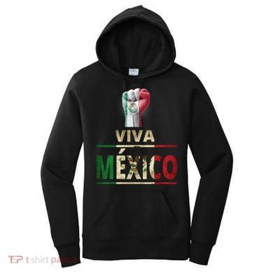 Viva Mexico Mexican Pride Fist Women's Hoodie