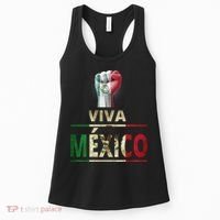 Viva Mexico Mexican Pride Fist Women's Tank Top thumb 0