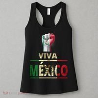Viva Mexico Mexican Pride Fist Women's Tank Top thumb 3