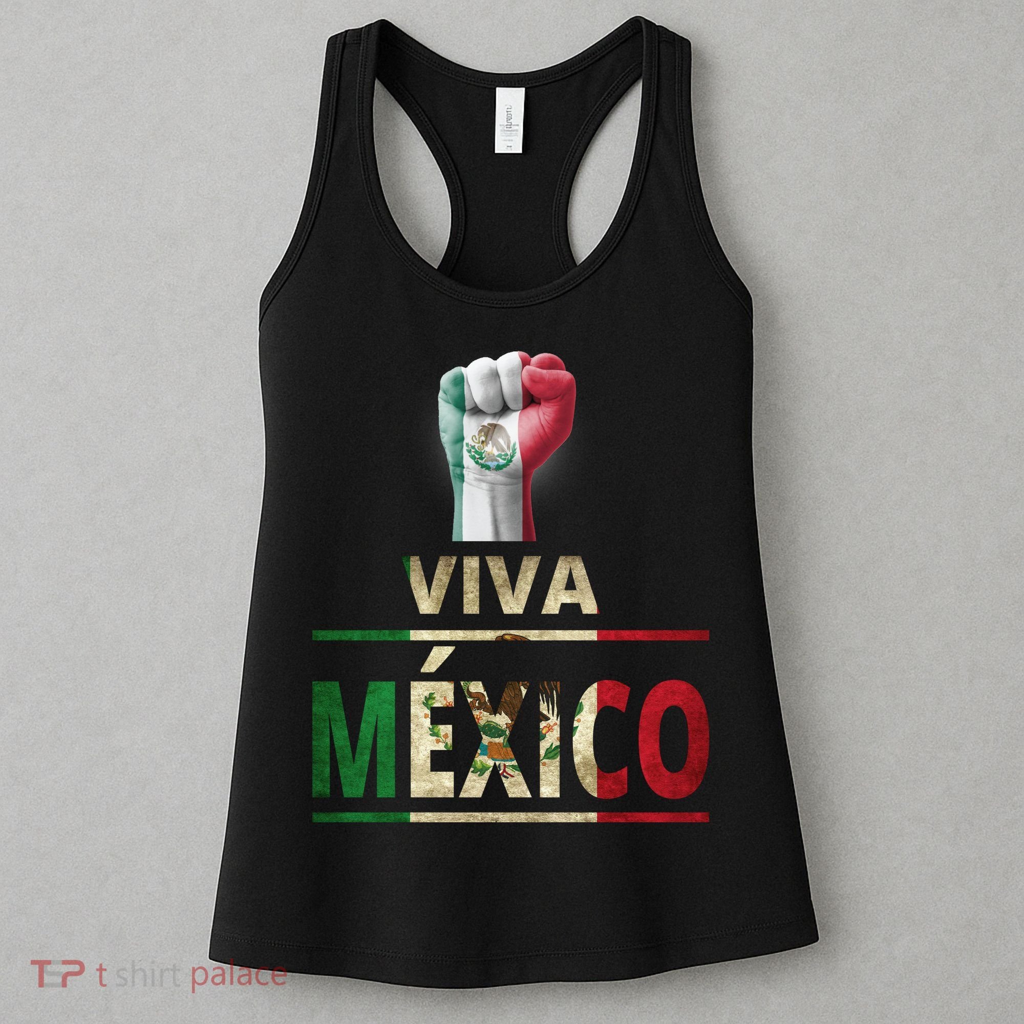 Viva Mexico Mexican Pride Fist Women's Tank Top