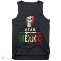 Viva Mexico Mexican Pride Fist Tank Top thumb 0
