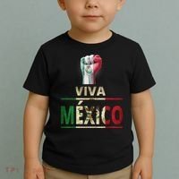 Viva Mexico Mexican Pride Fist Toddler T-Shirt thumb 2