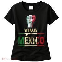 Viva Mexico Mexican Pride Fist Women's T-Shirt thumb 0