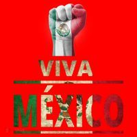 Viva Mexico Mexican Pride Fist Santa Hat thumb 1