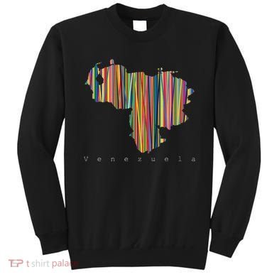 Venezuela Map Multicoloured Kinetism Sweatshirt