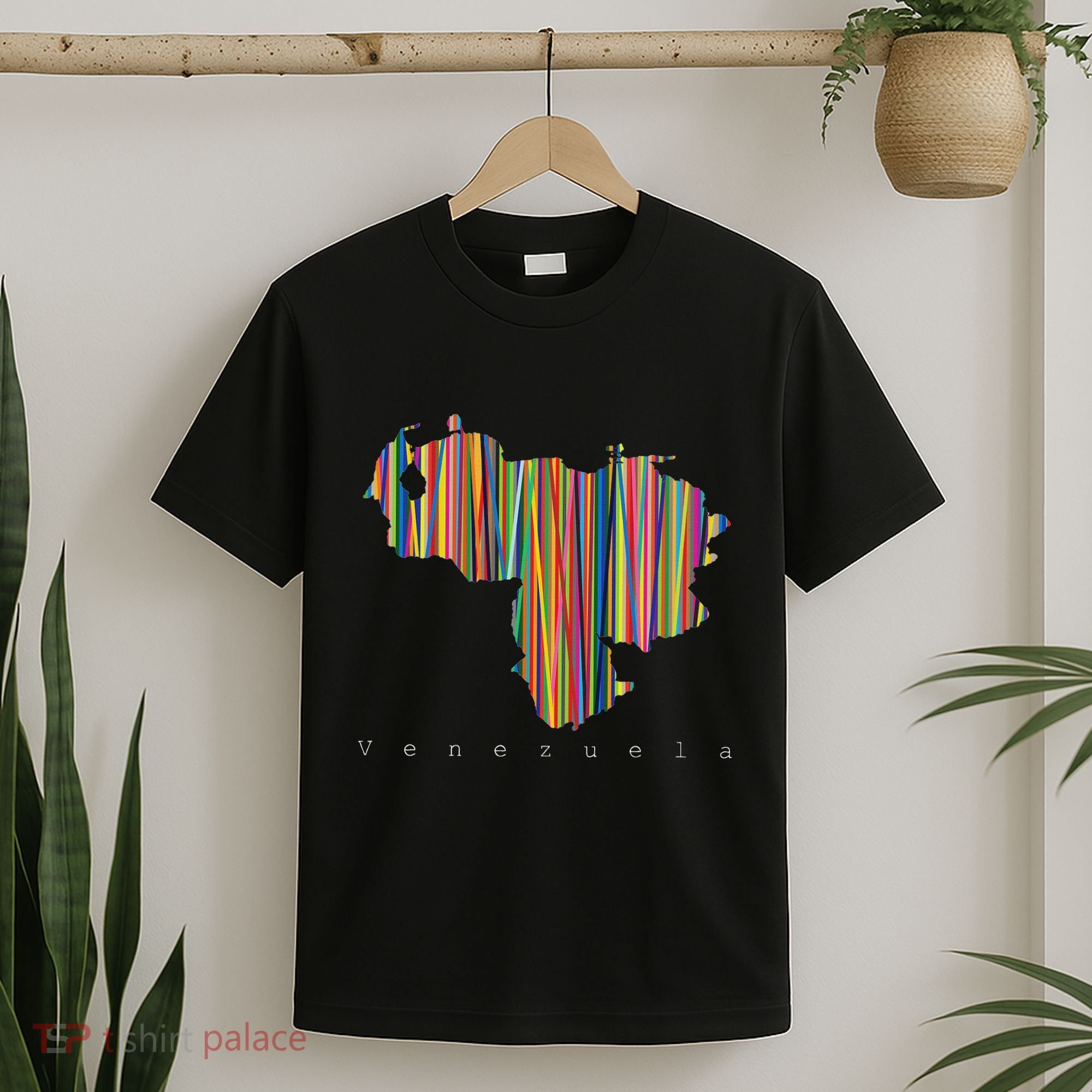 Venezuela Map Multicoloured Kinetism T-Shirt