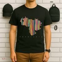 Venezuela Map Multicoloured Kinetism T-Shirt thumb 6