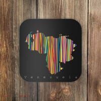 Venezuela Map Multicoloured Kinetism Coaster thumb 0