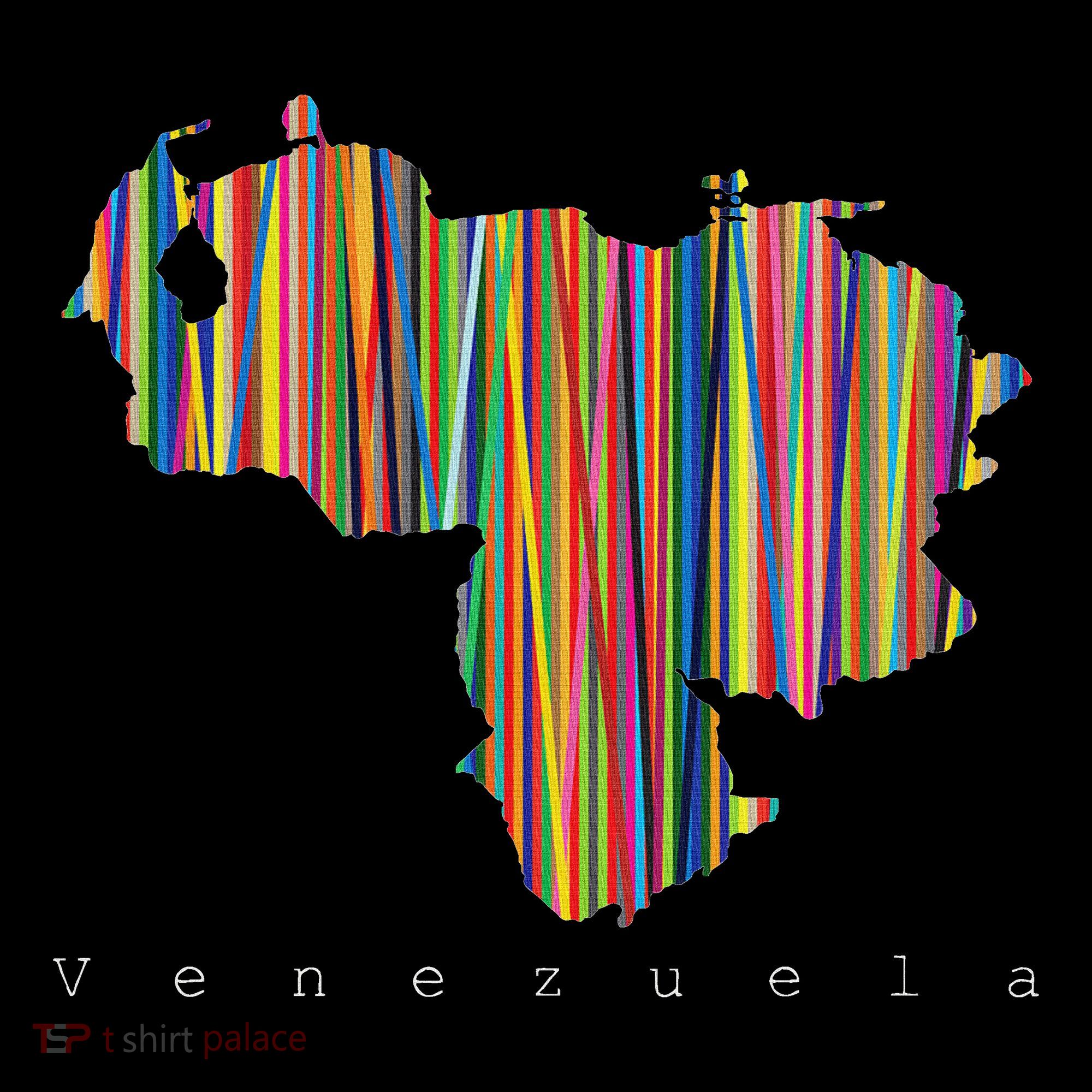 Venezuela Map Multicoloured Kinetism Women's Hoodie