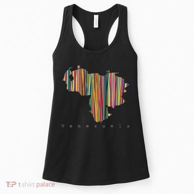 Venezuela Map Multicoloured Kinetism Women's Tank Top