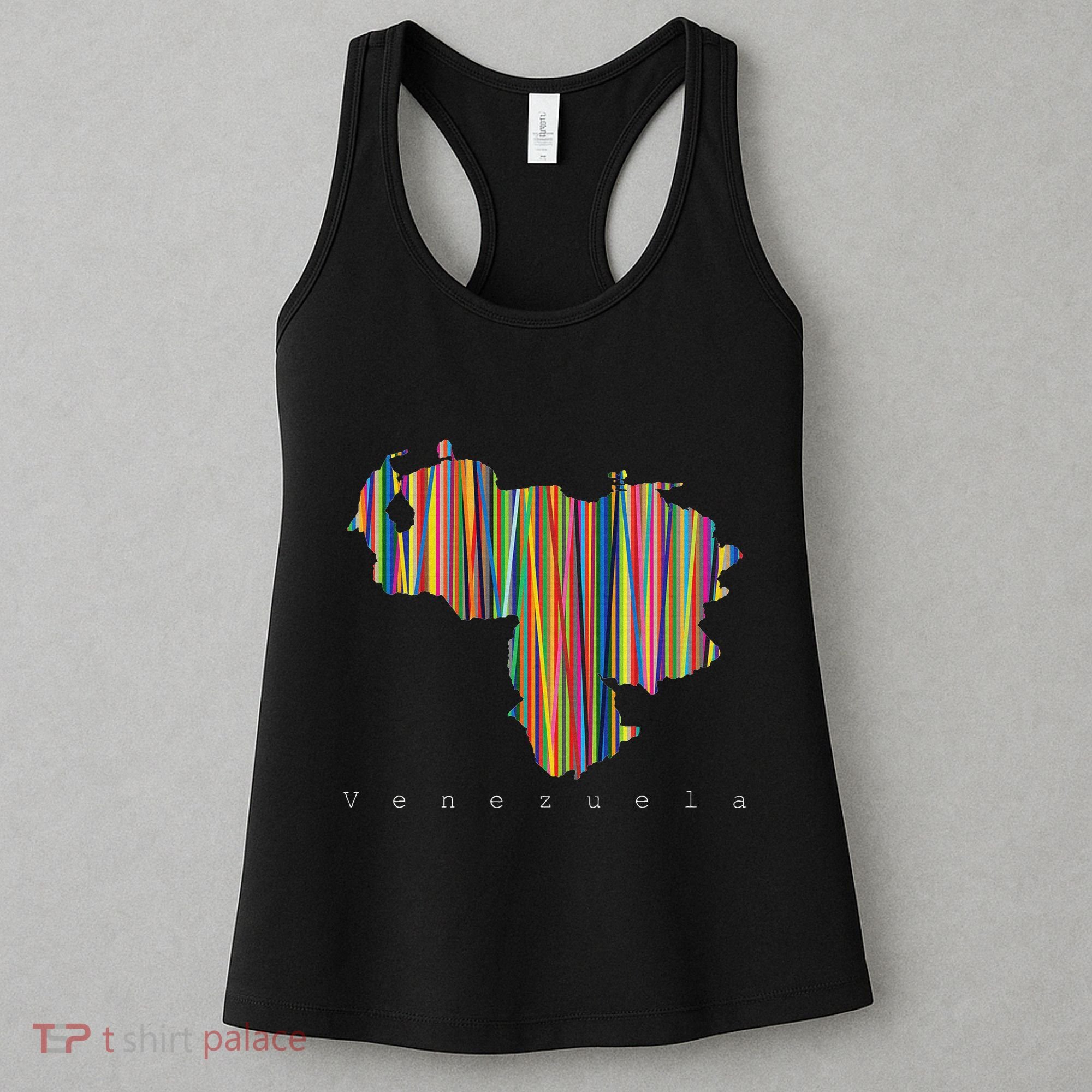 Venezuela Map Multicoloured Kinetism Women's Tank Top