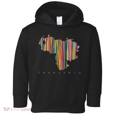 Venezuela Map Multicoloured Kinetism Toddler Hoodie