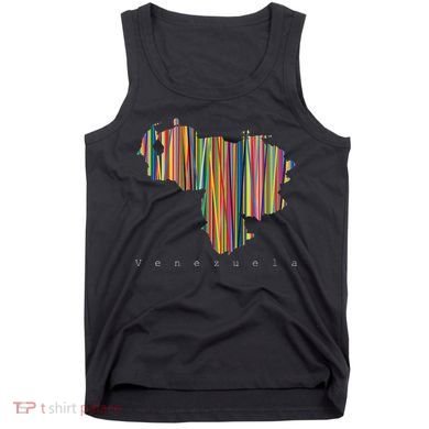 Venezuela Map Multicoloured Kinetism Tank Top