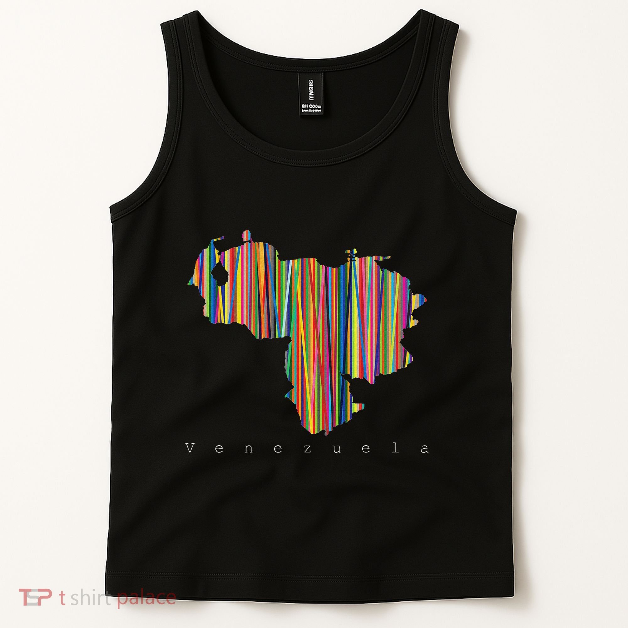 Venezuela Map Multicoloured Kinetism Tank Top
