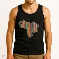 Venezuela Map Multicoloured Kinetism Tank Top thumb 3