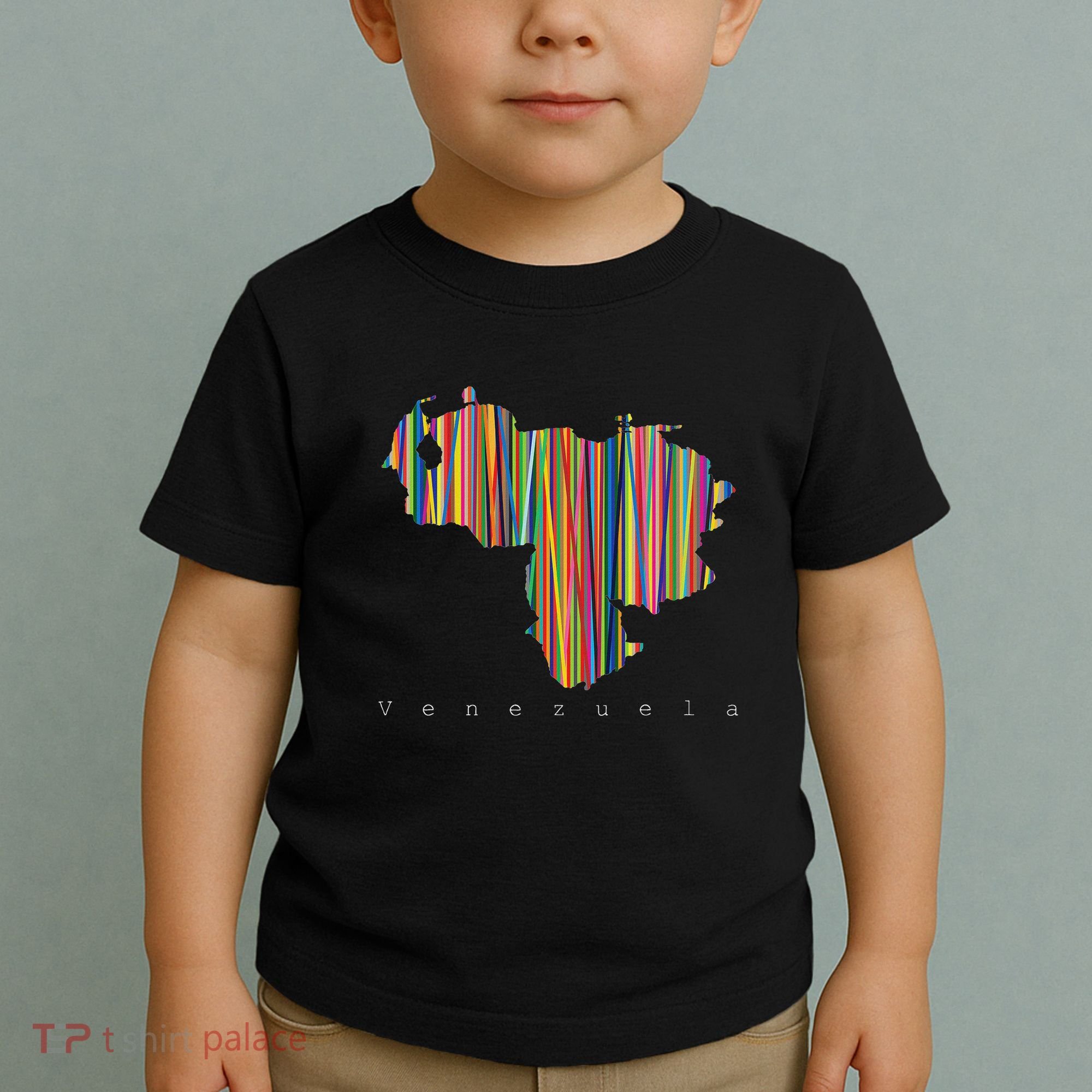 Venezuela Map Multicoloured Kinetism Toddler T-Shirt