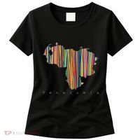 Venezuela Map Multicoloured Kinetism Women's T-Shirt thumb 0