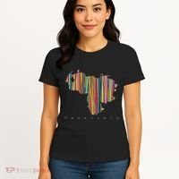 Venezuela Map Multicoloured Kinetism Women's T-Shirt thumb 4