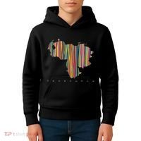 Venezuela Map Multicoloured Kinetism Kids Hoodie thumb 4