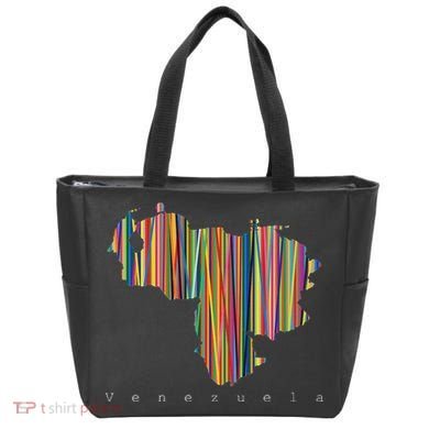 Venezuela Map Multicoloured Kinetism Tote Bag