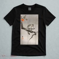 Vintage Macaque Monkey Japanese Nature Japan Art T-Shirt thumb 5