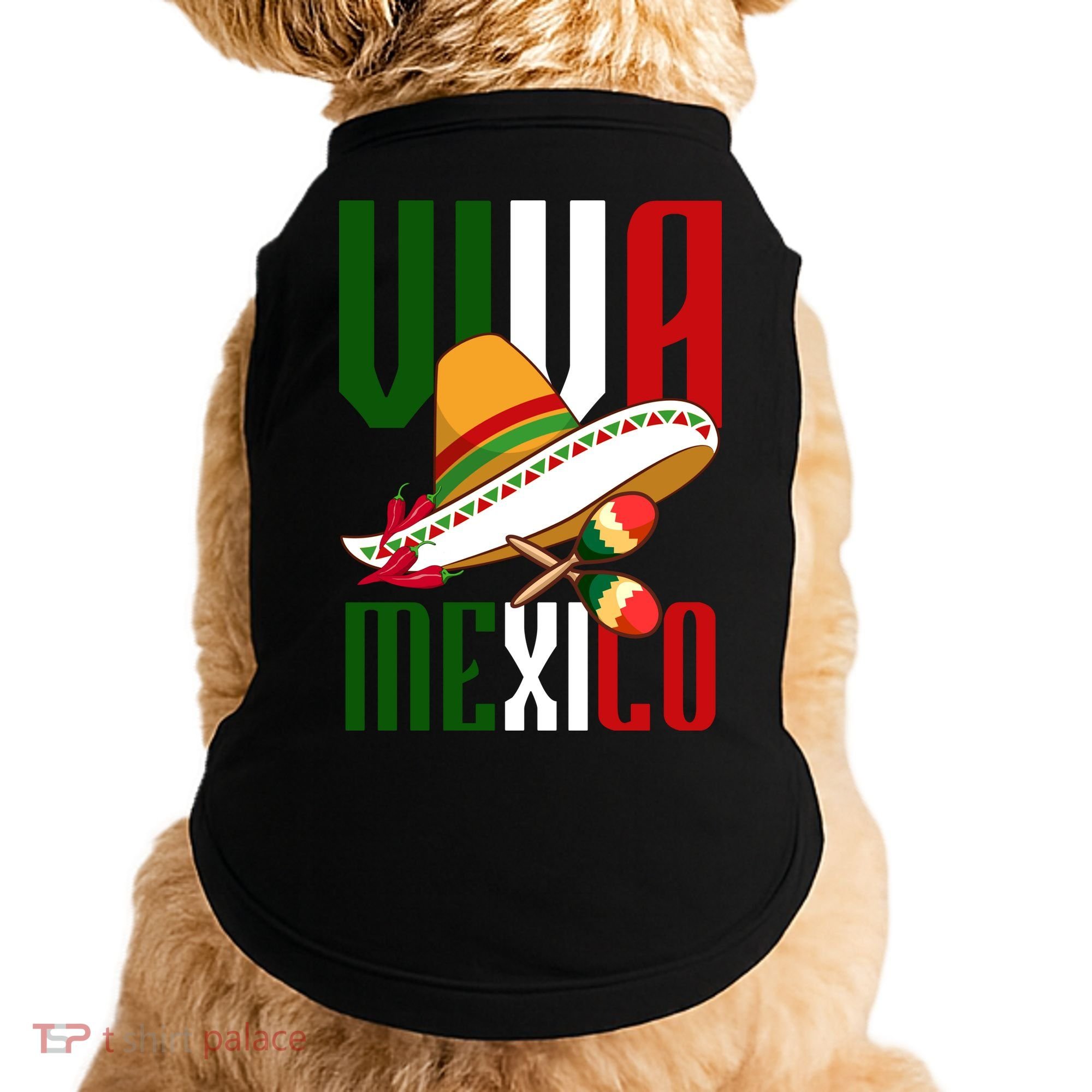 Viva Mexico Mexican Pride Doggie Tank